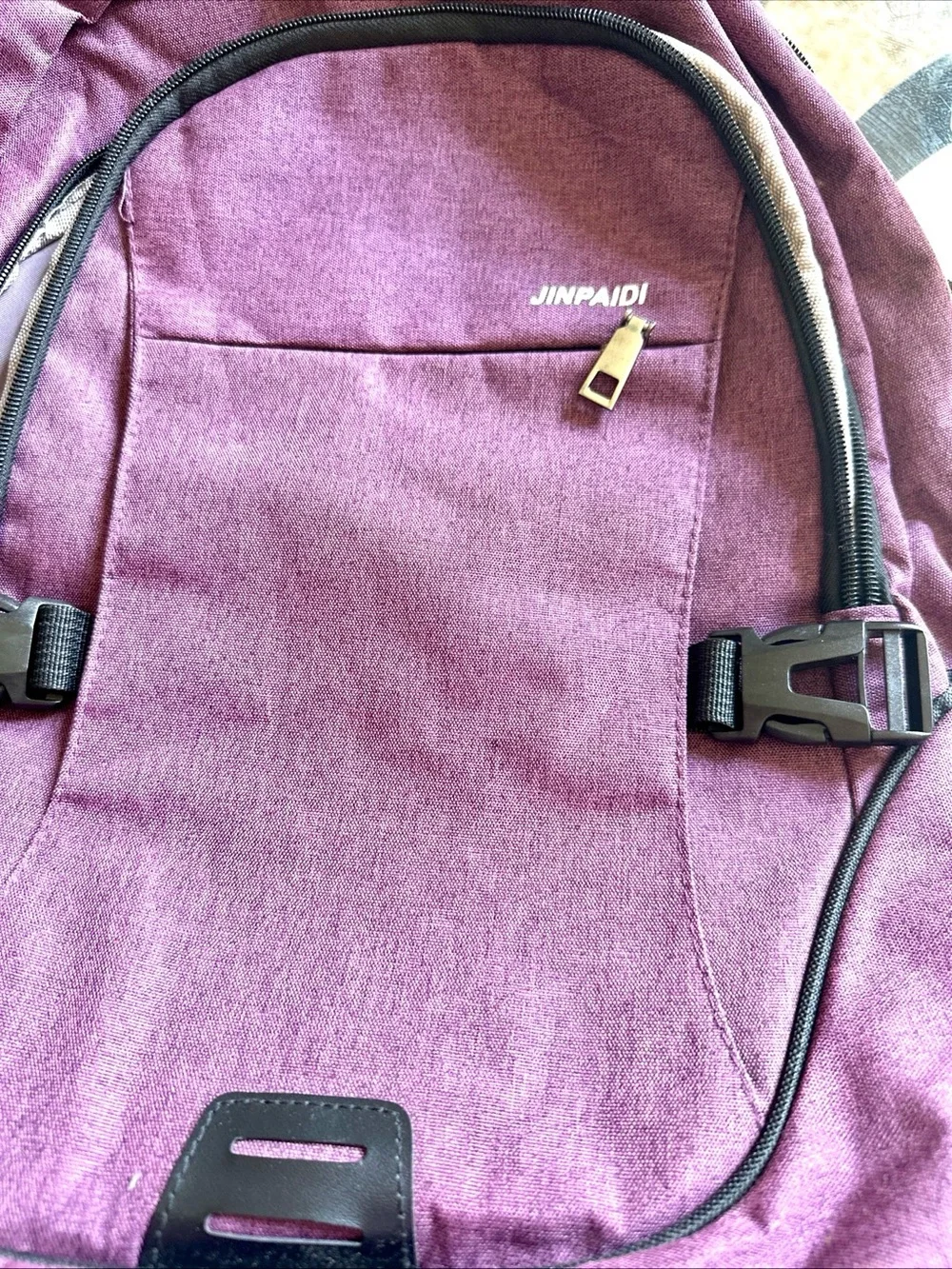Plum Backpack - Durable 16x23 Everyday Bag by Jinpaidi